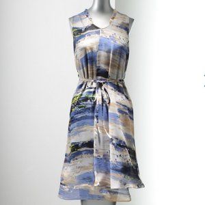 NWT Simply Vera Wang Watercolor Sleeveless Dress Small